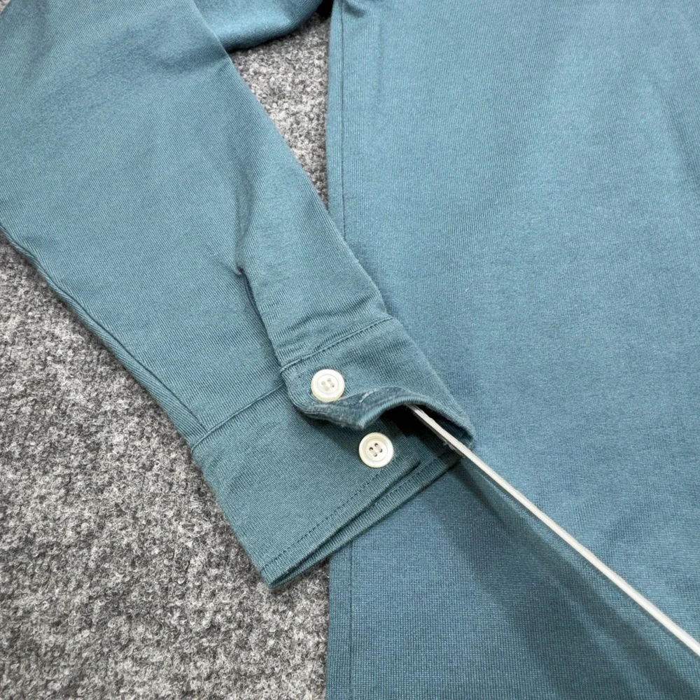 Vintage Adidas Originals Shirt Mens XL Blue Trefoil Overshirt Shacket Disco Y2K